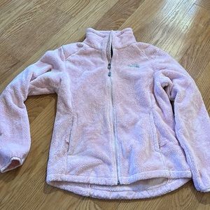Pink north face jacket women’s size small